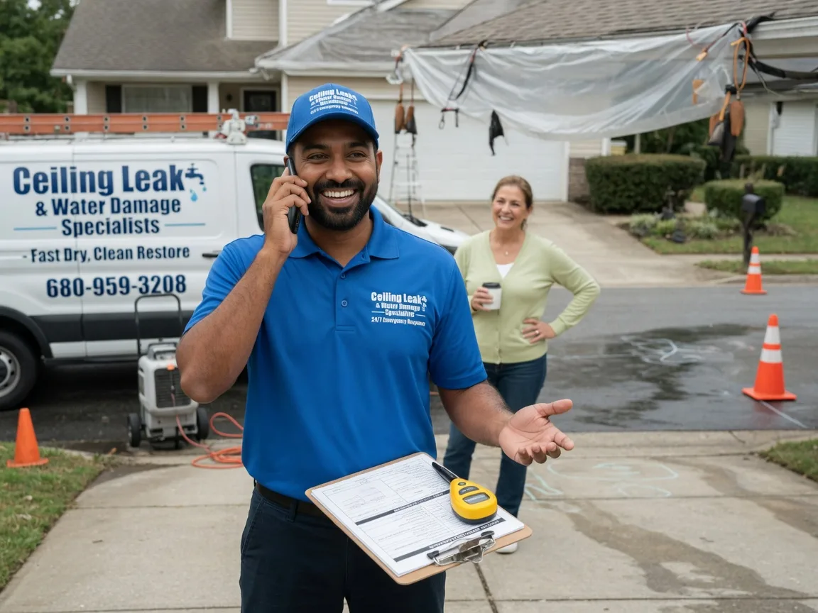Ceiling Leak Cleanup Marriottsville, MD FAQs